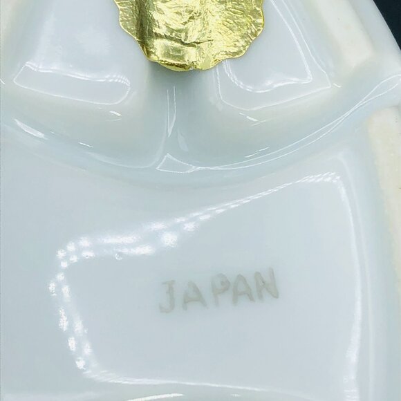 Vintage Japan Porcelain Bathroom Accessory SET - Toothbrush Holder - Soap Dish - Picture 5 of 10